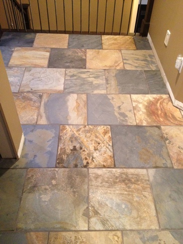 Natural Stone Flooring Installation Port Coquitlam BC by DMC Surfaces Outlet