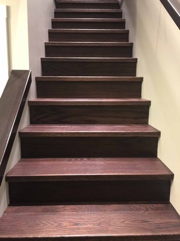 Wooden Staircase by DMC Surfaces Outlet - Flooring Store Port Coquitlam BC