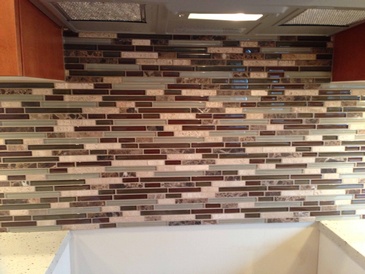 Modern Kitchen Backsplash Tiles Installation Port Moody by DMC Surfaces Outlet