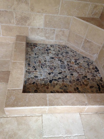 Natural Stone Flooring Installation Belcarra by DMC Surfaces Outlet