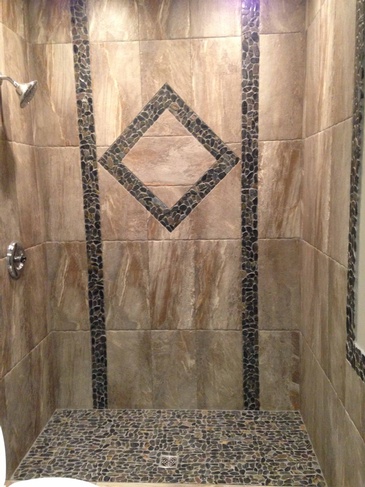 Bathroom Backsplash Tiles Installation Langley BC by DMC Surfaces Outlet