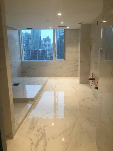 Marble Flooring Installation Belcarra by DMC Surfaces Outlet