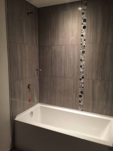 Bathroom Backsplash Tiles Installation Belcarra by DMC Surfaces Outlet