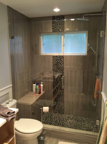 Modern Ceramic Bathroom Backsplash Tiles Burnaby by DMC Surfaces Outlet