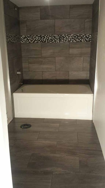 Bathroom Flooring and Backsplash Tiles Installation Coquitlam by DMC Surfaces Outlet